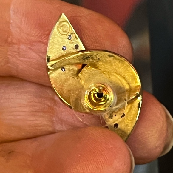 Estate 14K diamond onyx eye earrings - Picture 2 of 9